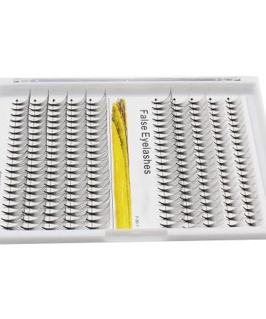 Buy Large Tray-Dedila Long Stem 14D Natural False Eyelashes - Mixed Lengths 8-14mm | Premade Volume Lash Extensions for Stunning Eye Looks - Buy Online on SooperMarket.com