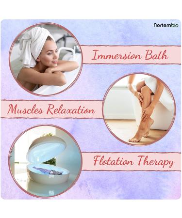 Nortembio Epsom Salt Set - Aromatherapy Trio (Cinnamon Jasmine Rose) | Hydrated with Vitamin C & E | 3 x 430g | E-book Included | Perfect for Floating Therapy - Buy Online on SooperMarket.com
