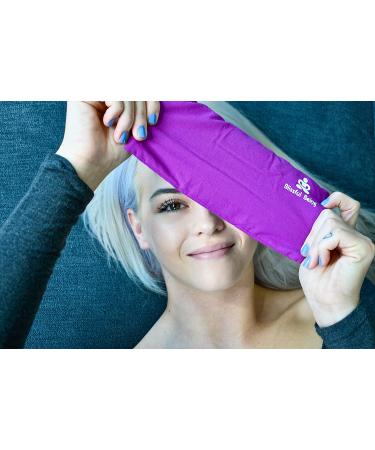 Blissful Being Lavender Eye Pillow - Weighted Eye Mask for Meditation and Yoga | Organic Cotton (Purple) - Buy Online on SooperMarket.com