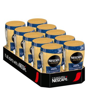 Nescaf Gold Type Cappuccino Less Sweet Soluble Coffee Instant Coffee Coffee Can 10 x 250 g 12311731
