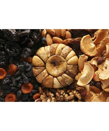 Gramas Natural Sun-Dried Calimyrna Figs Garland - Vegan, Gluten-Free, Non-GMO - 2 lbs (Pack of 4) - Buy Online on SooperMarket.com