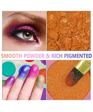 Jutoe 35-Color High Pigmented Eyeshadow Palette - Matte, Shimmer, Glitter | Long Lasting, Waterproof Eye Makeup (Style 2) - Buy Online on SooperMarket.com