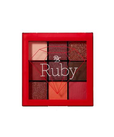 Ruby Kisses Eye Shadow Palette  9 Shadows (1 PACK  Ruby) 1 Count (Pack of 1) Ruby