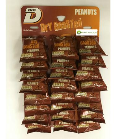 Big D Nuts on a Pub Card (Dry Roasted Peanuts 24 x 50g)