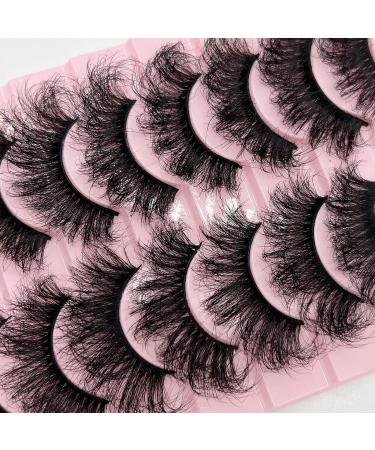TIKILEY 06 Fluffy Mink Lashes - 20MM Dramatic D Curly Cat Eye 3D Mink Lashes - Natural False Eyelashes Pack - Buy Online on SooperMarket.com
