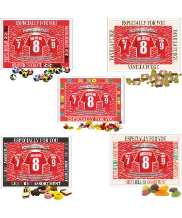 Middlesbrough Football Shirt Personalised Gift Boxed Sweets Variety