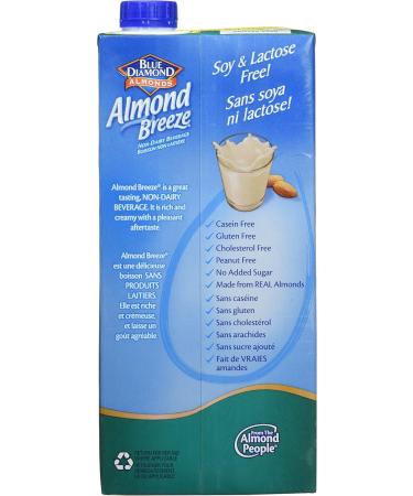Blue Diamond Almond Breeze Original - Unsweetened - 6 x 946ml - Buy Online on SooperMarket.com