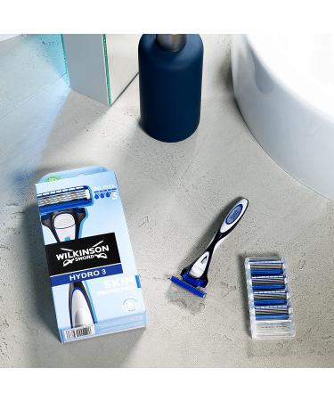 Wilkinson Sword Hydro 3 Men's Razor with 9 Refills - Skin Protection and Smooth Shave - Buy Online on SooperMarket.com