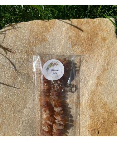 TOPAZ Amber Necklace for Dogs & Cats | Natural Tick & Flea Protection | Handmade 30 cm - Buy Online on SooperMarket.com