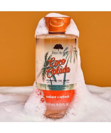 Tree Hut Coco Colada Foaming Gel Wash - 18 oz | Radiant & Refreshing - Buy Online on SooperMarket.com
