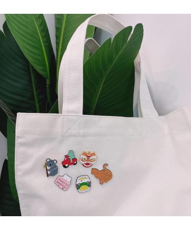 SINCCO Cute Enamel Backpack Pins Set - 20/40 PCS Funny & Cool Button Pins for Backpacks, Jackets, Hats - Aesthetic Brooch Lapel Pins Anime - Perfect Gifts for Kids & Girls - Buy Online on SooperMarket.com