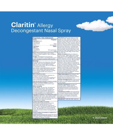 Claritin Allergy Decongestant Nasal Spray Fast Acting Relief 25ml - Buy Online on SooperMarket.com