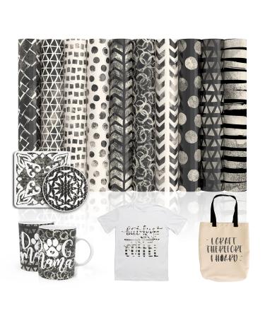 XINPOCUT infusible Transfer Ink Sheets(10pcs/Set  12x12) - Ink Brush Transfer Paper Sublimation for Cricut Mug Press  Silhouette Cameo or Heat Press Machine Transfer Sheets for T-Shirts Mug Bag 6