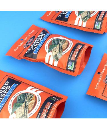 Seapoint Farms Seaweed Crisps - Pumpkin Sesame Flavor | 1.2 oz (35 g) - Healthy Snack - Buy Online on SooperMarket.com