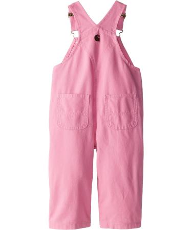 Carhartt Baby Girls' Canvas Bib Overall Months 12 Months Pink - Buy Online on SooperMarket.com