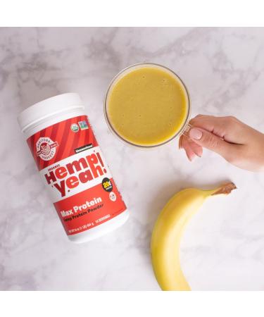 Manitoba Harvest Hemp Organic Max Protein Powder Unsweetened 454g with 20g protein and 4.5g Omegas 3/6 per Serving & Hemp Hearts 454g - Buy Online on SooperMarket.com