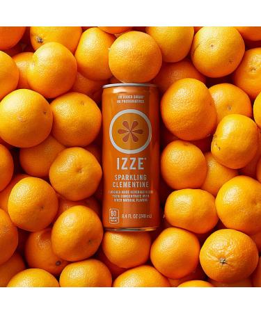 IZZE Sparkling Juice Clementine 8.4 Fl Oz (12 Pack) - Buy Online on SooperMarket.com