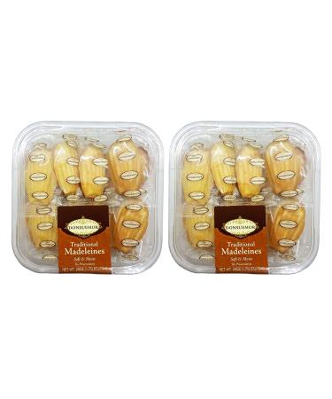 Donsuemor Traditional French Madeleines Individually Wrapped - 28 Oz. Each (Pack of 2)