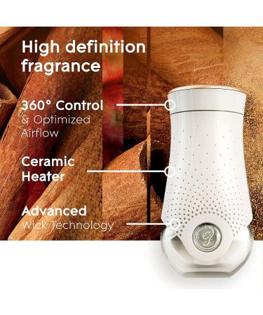 Glade PlugIns Apple Cinnamon Starter Kit - 2 Warmers + 6 Refills | Scented Essential Oils for Home & Bathroom | 4.02 Fl Oz - Buy Online on SooperMarket.com