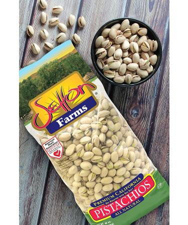 Setton Farms Premium Pistachios - Dry Roasted with Sea Salt - 3lb Bag (48 oz) - Buy Online on SooperMarket.com