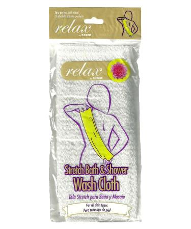 Relax Exfoliating Wash Cloth - 6pk (White)