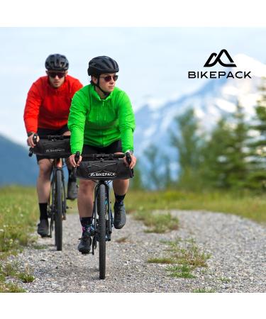100% Waterproof Bike Pack Handlebar Bag | Ideal for eBike Racing & Gravel Bikes - Premium Quality Bicycle Pocket Accessories - Buy Online on SooperMarket.com