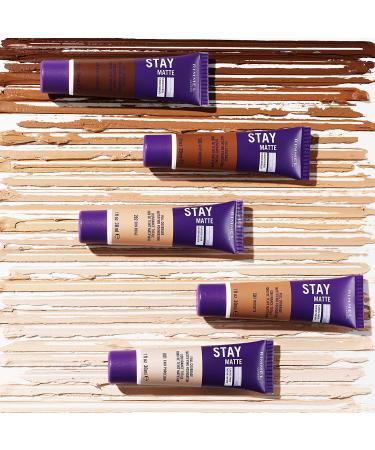 Rimmel London Stay Matte Full Coverage Foundation 305 Buff - 1 oz | Long-Lasting Matte Finish - Buy Online on SooperMarket.com