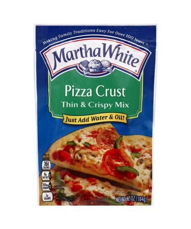Martha White Thin and Crispy Pizza Crust Mix, 6.5 oz Thin & Crispy