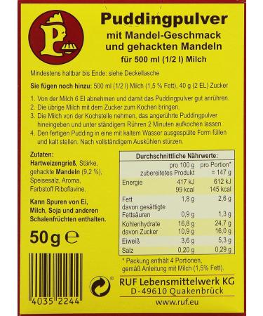 Buy Polak M ndelchen Almond Pudding Powder - 50g | International Shipping Available - Buy Online on SooperMarket.com
