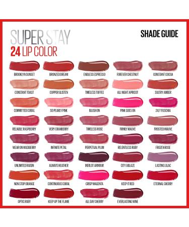 Maybelline Super Stay 24 Long Lasting Liquid Lipstick & Lip Balm Kit - City Ablaze | International Shipping Available - Buy Online on SooperMarket.com