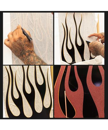 Custom Shop 6 x 30' Semi-Transparent Masking Film Roll for Artists, Airbrush Graphics, Automotive - Stencil Making & Design Transfer - Buy Online on SooperMarket.com