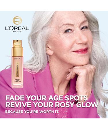L'Oreal Paris Age Perfect Golden Age Rapid Spot Corrector for Mature Skin Niacinamide and Exclusive Peony Native Cells Reduces Appearance of Dark Spots 50ml - Buy Online on SooperMarket.com