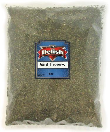 Dried Mint Leaves by Its Delish, 8 oz bag (Half Pound)