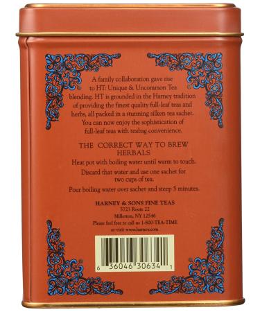 Harney & Sons Pumpkin Spice Rooibos Tea Sachet Tin - 20 ct - Buy Online on SooperMarket.com