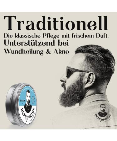 Beardpride Beard Balm for Men - Vegan Shea Butter Beard Care | Original 55g Gift for Bearded Men - Buy Online on SooperMarket.com