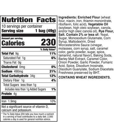 Gardetto's Original Recipe Snack Mix Multipack 1.75 oz 10 ct - Savory Snack Bags - Buy Online on SooperMarket.com