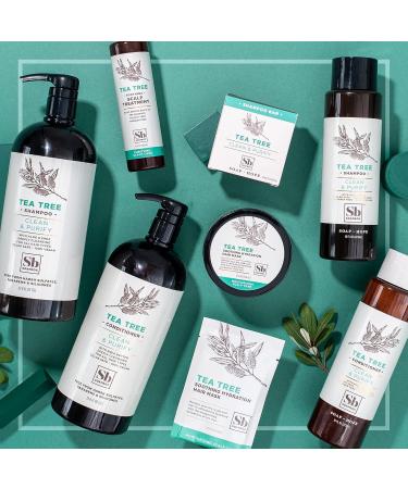 Tea Tree Hydration Hair Mask Sachet - Purifying Vegan & Gluten Free - 6 Pack - Paraben & Sulfate Free - Buy Online on SooperMarket.com