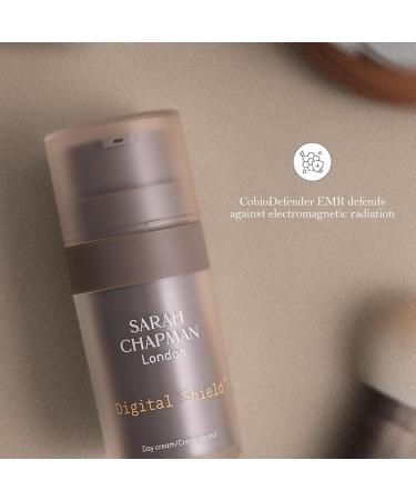 Sarah Chapman Digital Shield Day Cream - Lightweight Antioxidant Moisturiser with Anti-Pollution & Blue Light Protection - Energises Skin & Boosts Natural Luminosity 50ml - Buy Online on SooperMarket.com