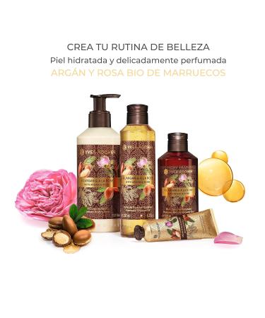 Yves Rocher LES PLAISIRS NATURE Argan Rose Hammam Bath & Shower Gel 200ml - Nourishing & Luxurious | Buy Online Internationally - Buy Online on SooperMarket.com