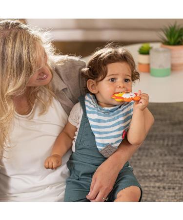 Nuby Vibe-Eez Lion Teether | Soothing Teething Toy for Babies - Buy Online on SooperMarket.com