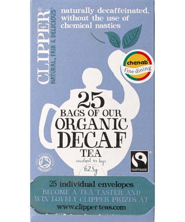 Clipper Ft Org Decaf Envelopes 25 Bag x 1