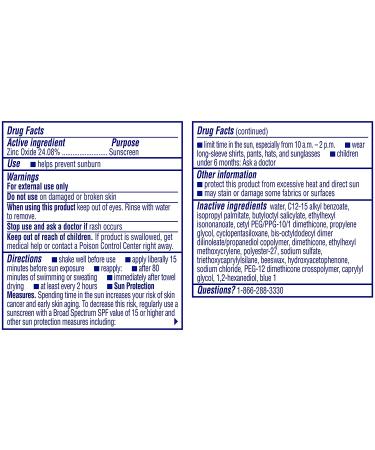 Coppertone Kids Blue Zinc Oxide Roll-On Sunscreen | Tear Free 2.5 fl oz Bottle - Buy Online on SooperMarket.com