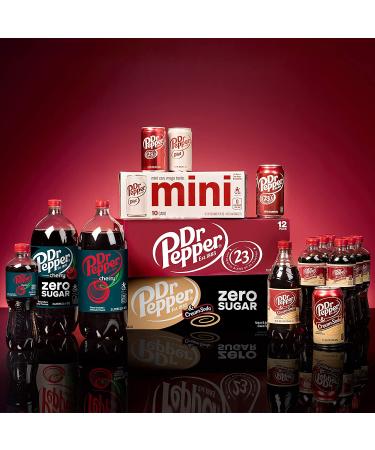 Dr Pepper Soda 12 fl oz Cans 12 Pack - Original Refreshing Beverage - Buy Online on SooperMarket.com