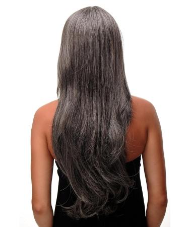 Buy WIG ME UP Dark Grey Long Straight Wig 70cm - Sexy & Stylish Grey-Brown Mix Hair - International Shipping - Buy Online on SooperMarket.com