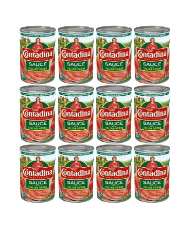Contadina Tomato Sauce With Italian Herbs 12 Pack 15 Ounce (Pack of 12)
