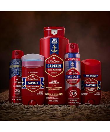 Old Spice Men's Body Spray Aluminum Free Captain 5.1oz (Pack of 3) Captain 5.1 Ounce (Pack of 3) - Buy Online on SooperMarket.com