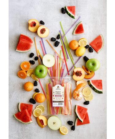 Honey Jar Variety Pack Raw Honey Sticks - 100 Count Pure Honey Straws for Tea, Coffee, or Treats - Made in the USA with Real Honey - Buy Online on SooperMarket.com