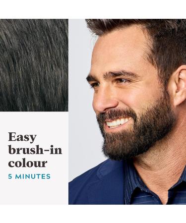 Just For Men M45 Dark Brown Black Moustache & Beard Dye for Fuller Look - Includes Applicator Brush - Buy Online on SooperMarket.com