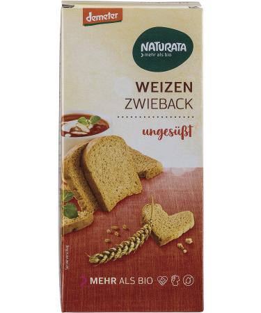 Naturata organic wheat rusks unsweetened (1 x 150 gr)