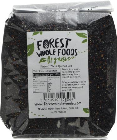 Forest Whole Foods Organic - Organic Black Quinoa (1kg) - Buy Online on SooperMarket.com